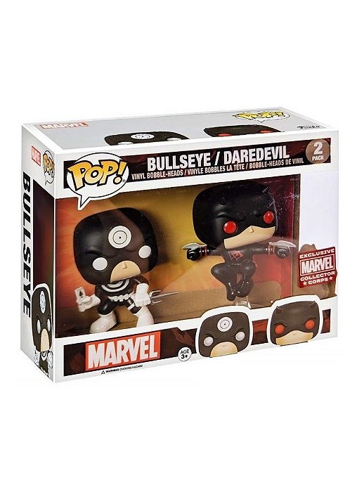 Funko Pop! Marvel Bullseye / Daredevil 2 Pack Exclusivo