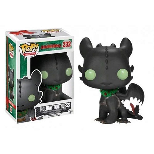 Funko Pop! Filme Como Treinar O Seu Dragão Banguela Holiday Toothless 232