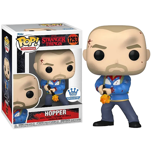 Funko Pop! Television Stranger Things Hopper 1253 Exclusivo