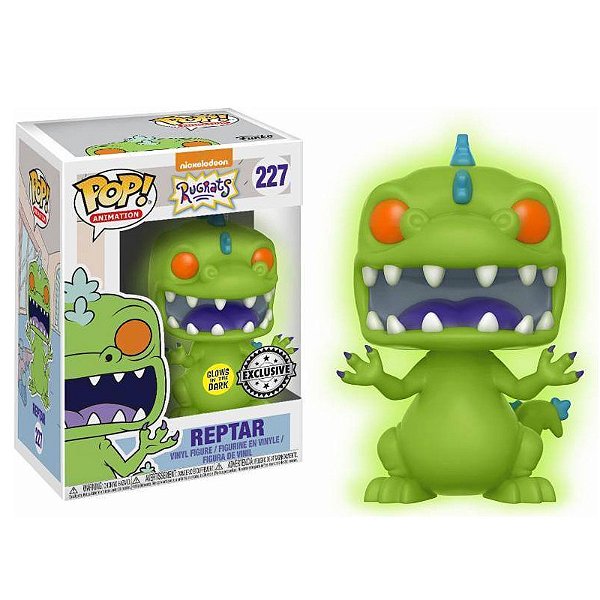 Funko Pop! Nickelodeon Rugrats Reptar 227 Exclusivo Glow