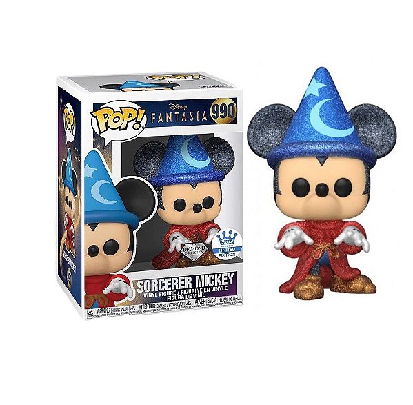 Funko Pop! Disney Fantasia Sorcerer Mickey 990 Exclusivo Diamond