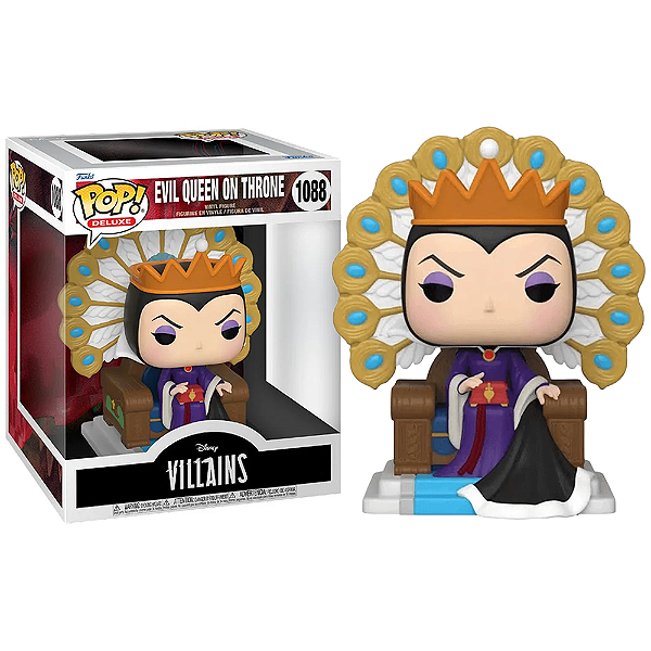 Funko Pop! Deluxe Disney Villains Evil Queen On Throne 1088