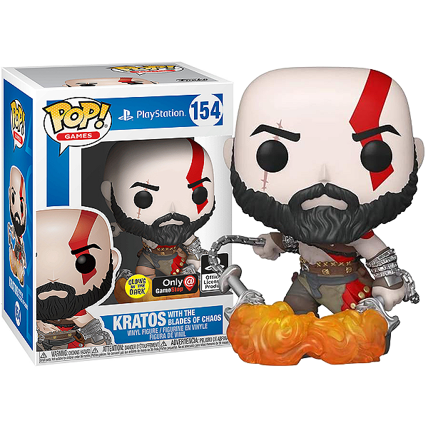 Funko Pop! Games God Of War Kratos 154 Exclusivo Glow