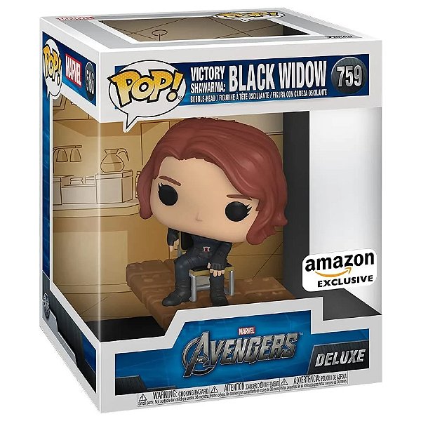 Funko Pop! Marvel Avengers Viuva Negra Black Widow 759 Exclusivo