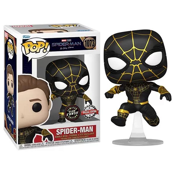 Funko Pop! Marvel Homem Aranha / Spider Man 1073 Exclusivo Glow Chase