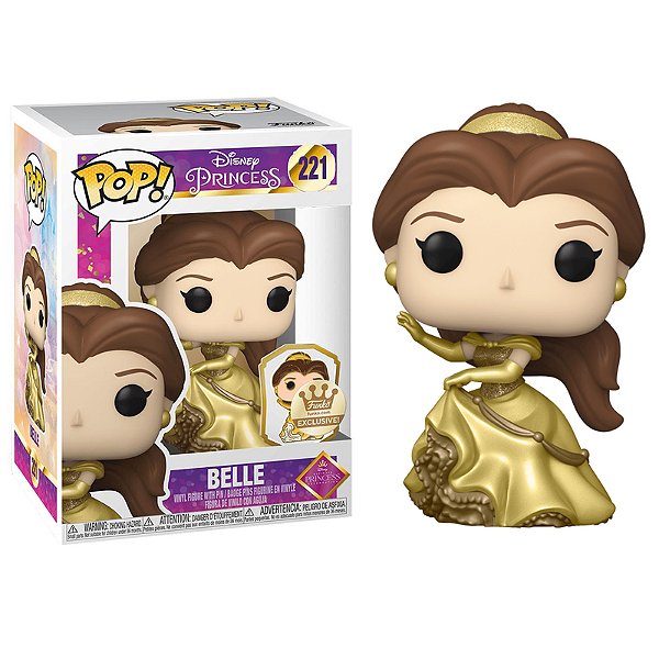 Funko Pop! Disney Beauty And The Beast Princesa Belle 221 Exclusivo - Moça  do Pop - Funko Pop é aqui!