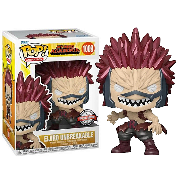 Funko Pop! My Hero Academia Eijiro Unbreakable 1009 Exclusivo Metallic