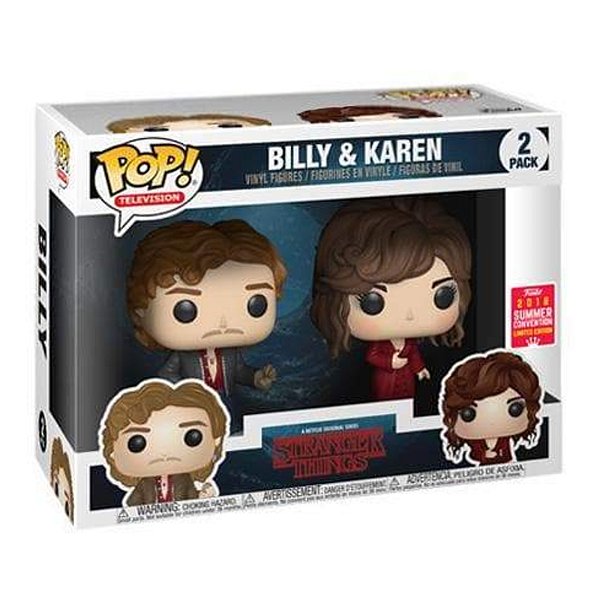 Funko Pop! Television Stranger Things Billy & Karen 2 Pack Exclusivo
