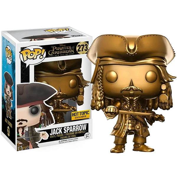 Funko Pop! Disney Piratas Do Caribe Jack Sparrow 273 Exclusivo