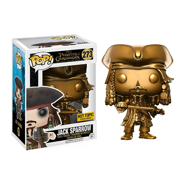 Funko Pop! Disney Piratas Do Caribe Jack Sparrow 273 Exclusivo