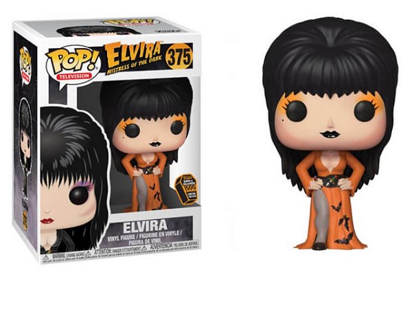 Funko Pop! Television Elvira A Rainha das Trevas Elvira 375 Exclusivo 1500 pcs