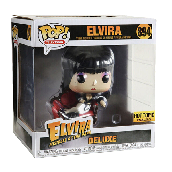 Funko Pop! Television Deluxe Elvira A Rainha das Trevas Elvira 894 Exclusivo