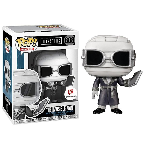 Funko Pop! Movies Monsters The Invisible Man 608 Exclusivo