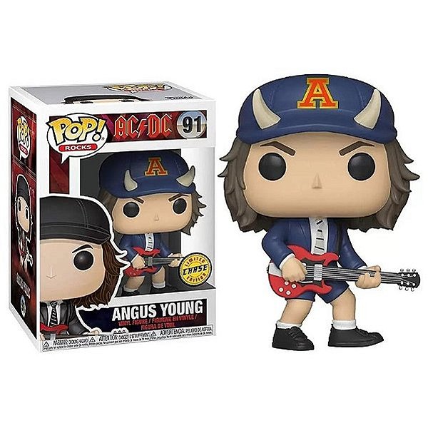 Funko Pop! Rocks ACDC Angus Young 91 Exclusivo Chase