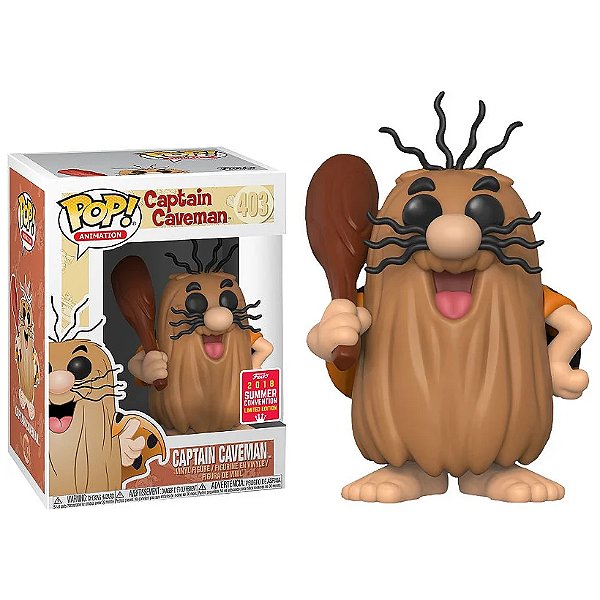 Funko Pop! Animation Hanna Barbera Capitão Caverna Captain Caveman 403 Exclusivo