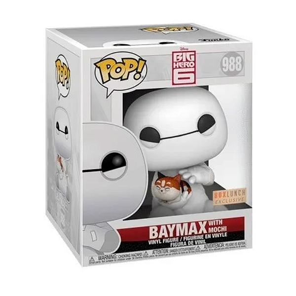 Funko Pop! Disney Operaçao Big Hero Baymax With Mochi 988 Exclusivo