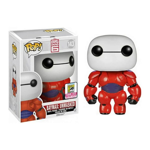 Funko Pop! Disney Operaçao Big Hero Baymax Unmasked 143 Exclusivo