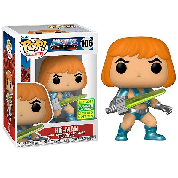 Funko Pop! Television Masters Of The Universe He Man 106 Exclusivo