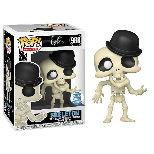 Funko Pop! Filme Disney A Noiva Cadaver Corpse Bride Skeleton 988 Exclusivo