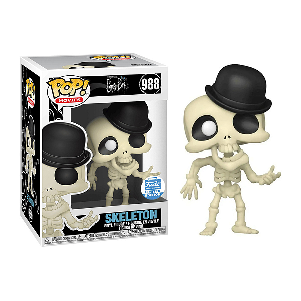 Funko Pop! Filme A Noiva Cadaver Skeleton 988 Exclusivo
