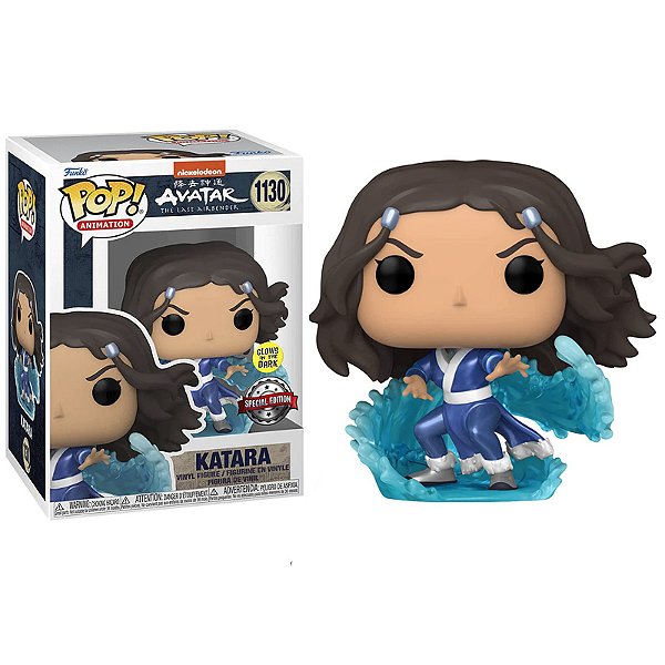 Funko Pop! Animation Avatar A Lenda de Aang Katara 1130 Exclusivo Glow