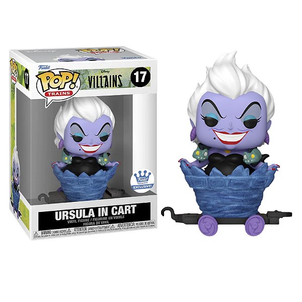 Funko Pop! Trains Disney A Pequena Sereia Ursula In Cart 17 Exclusivo