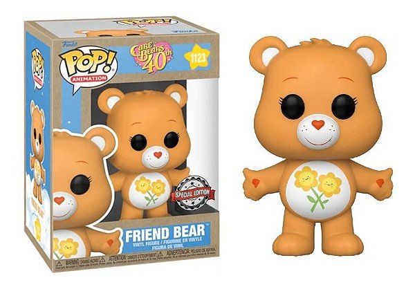 Funko Pop! Ursinhos Carinhosos Care Bears Friend Bear 1123 Exclusivo