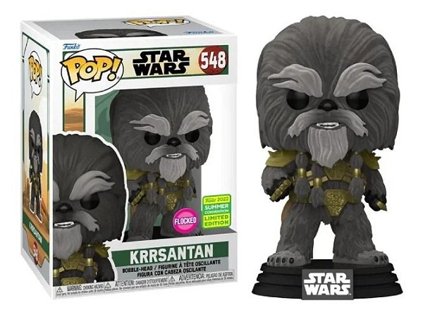 Funko Pop! Television Star Wars Krrsantan 548 Exclusivo Flocked