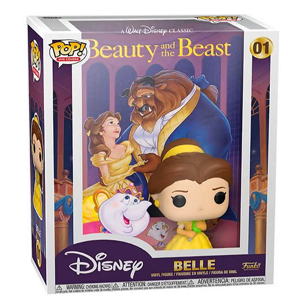 Funko Pop! Vhs Covers Disney A Bela e A Fera Belle 01