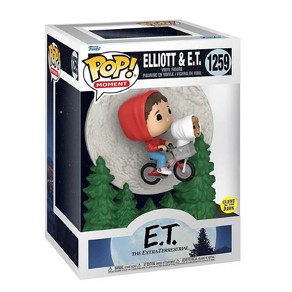 Funko Pop! Filme E.T. O Extraterrestre Elliott & E.T. 1259 Exclusivo Glow