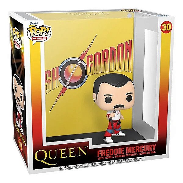 Funko Pop! Albums Rocks Queen Flash Gordon Freddie Mercury 30