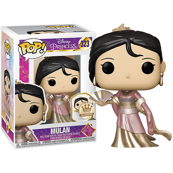 Funko Pop! Disney Princesas Mulan 323 Exclusivo Gold