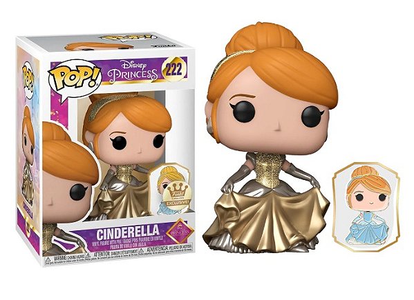 Funko Pop Disney Princess 222 Cinderella Special Edition Pin - Game Games -  Loja de Games Online