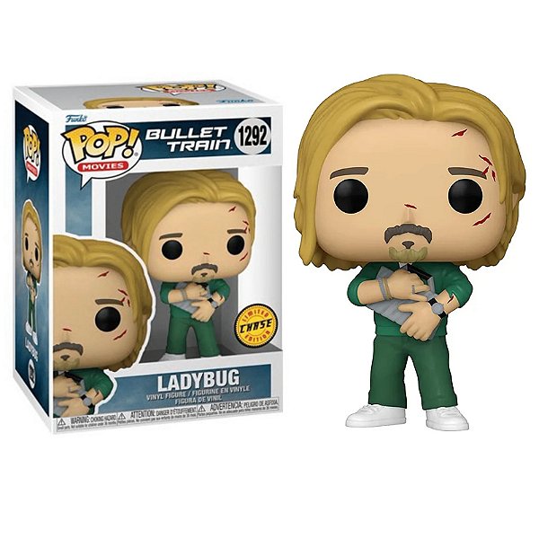 Funko Pop! Filme Bullet Train / Trem Bala Ladybug 1292 Exclusivo Chase