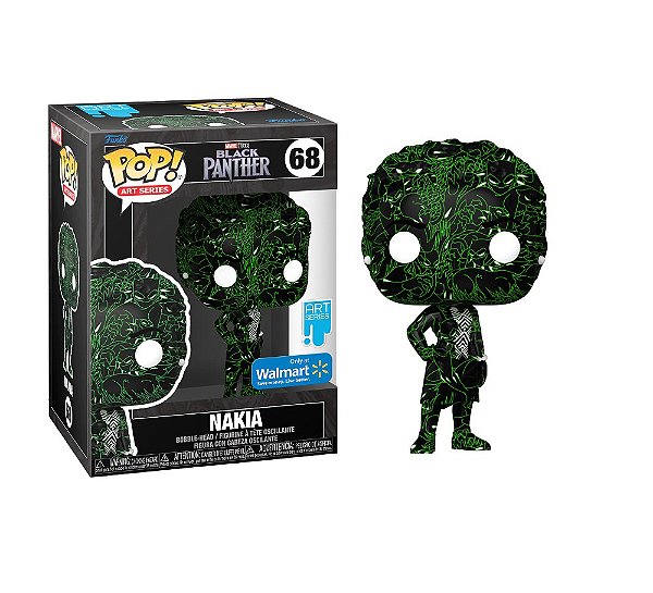 Funko Pop! Art Series Marvel Pantera Negra / Black Panther Nakia 68 Exclusivo