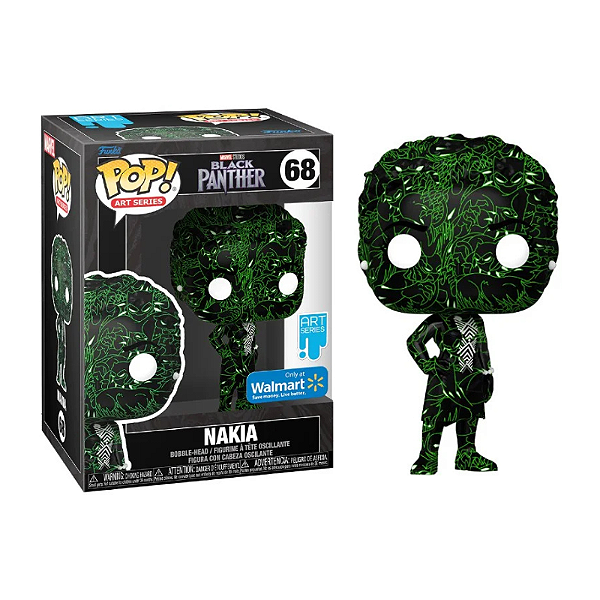 Funko Pop! Art Series Marvel Pantera Negra Nakia 68 Exclusivo