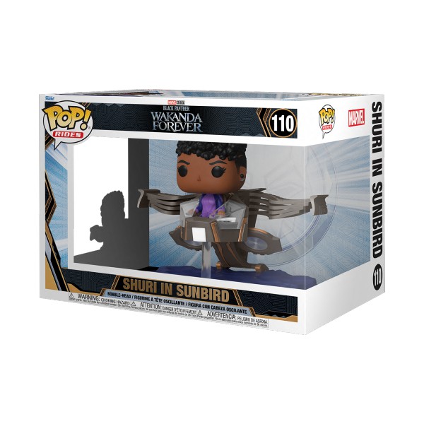 Funko Pop! Marvel Black  Panther Wakanda Forever Shuri In Sunbird 110