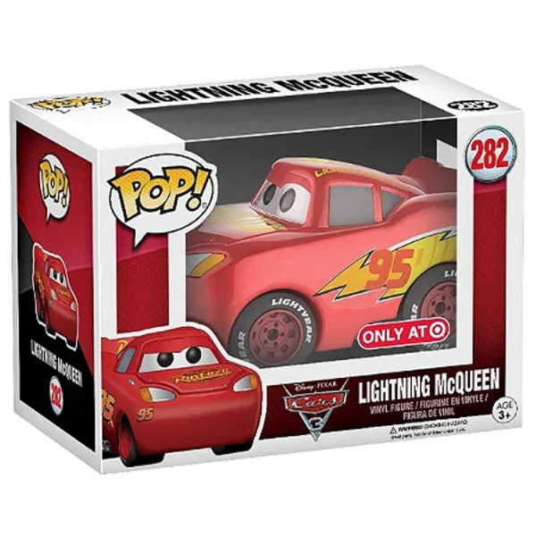 Funko Pop! Filme Disney Carros Lightning Mcqueen 282 Exclusivo Metallic