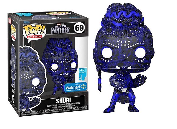 Funko Pop! Art Series Marvel Pantera Negra / Black Panther Shuri 69 Exclusivo