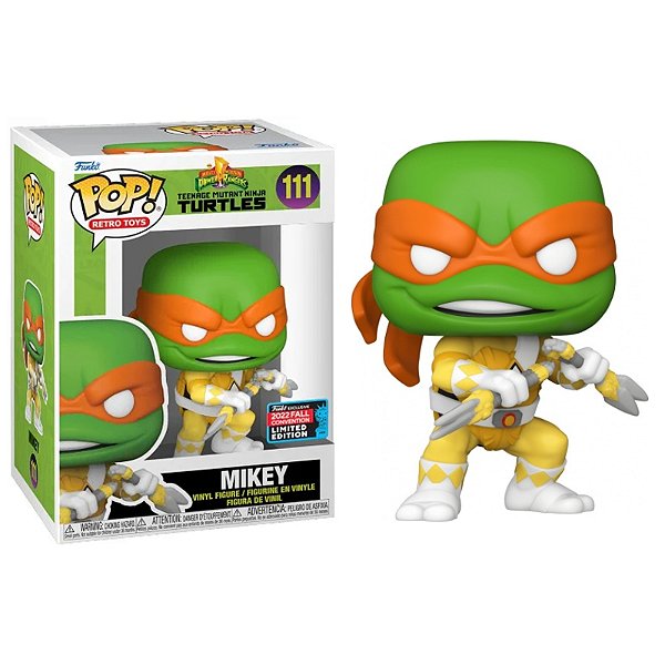 Funko Pop! Retro Toys Power Rangers / As Tartarugas Ninja Mikey 111 Exclusivo
