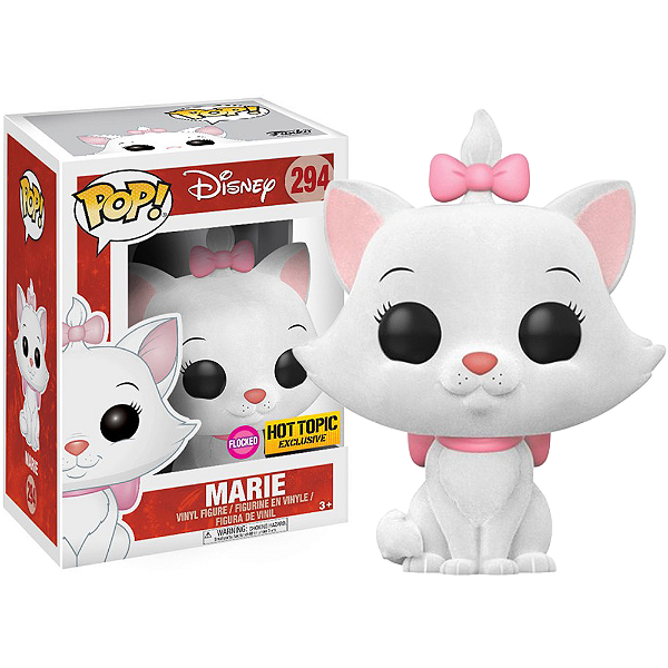 Funko Pop! Disney Aristocats / Aristogatas Marie 294 Exclusivo Flocked