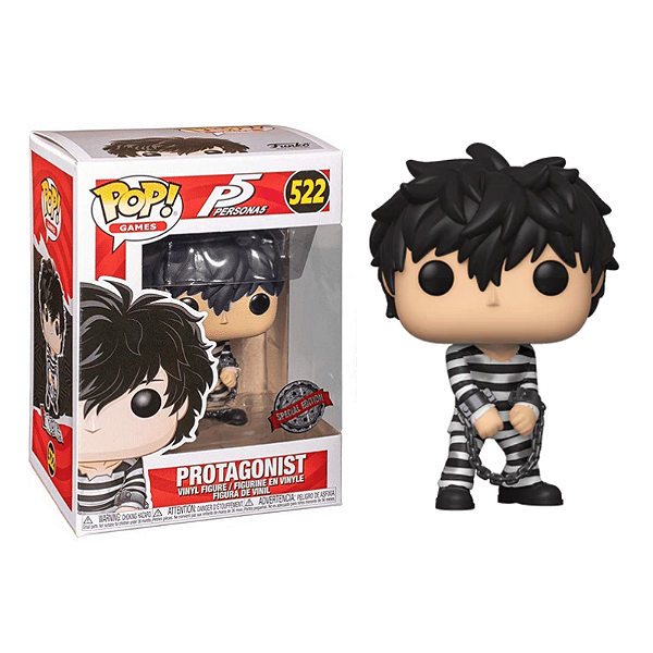 Funko Pop! Games Persona 5 Protagonist 522 Exclusivo