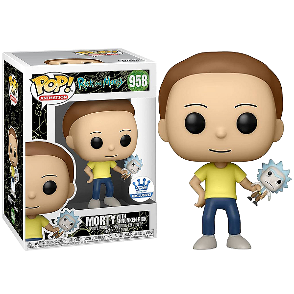 Funko Pop! Animation Rick And Morty With Shrunken Rick 958 Exclusivo