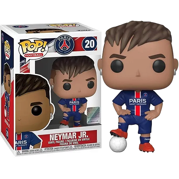 Funko Pop! Football / Futebol Paris Saint Germain Neymar Jr 20 Exclusivo (Vaulted, 2019)