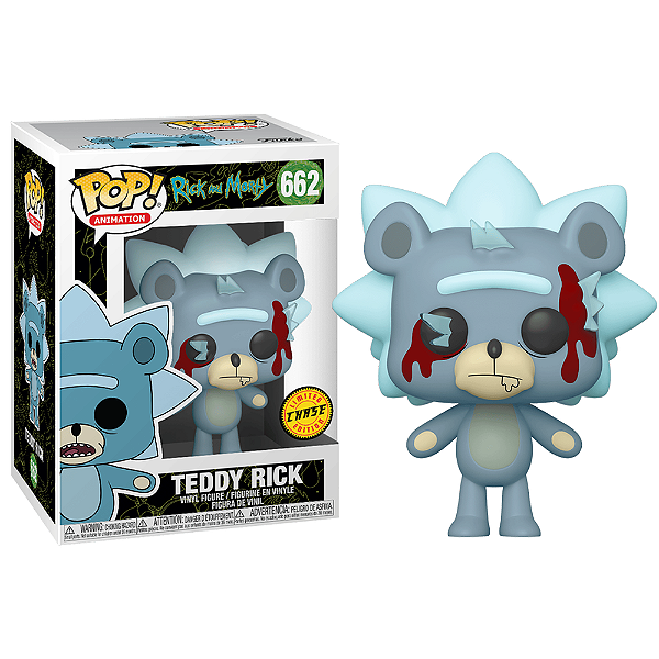 Funko Pop! Animation Rick And Morty Teddy Rick 662 Exclusivo Chase