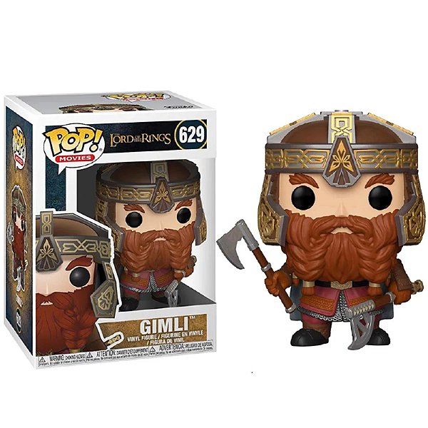 Funko Pop! Filme The Lord Of The Rings / O Senhor Dos Aneis Gimli 629