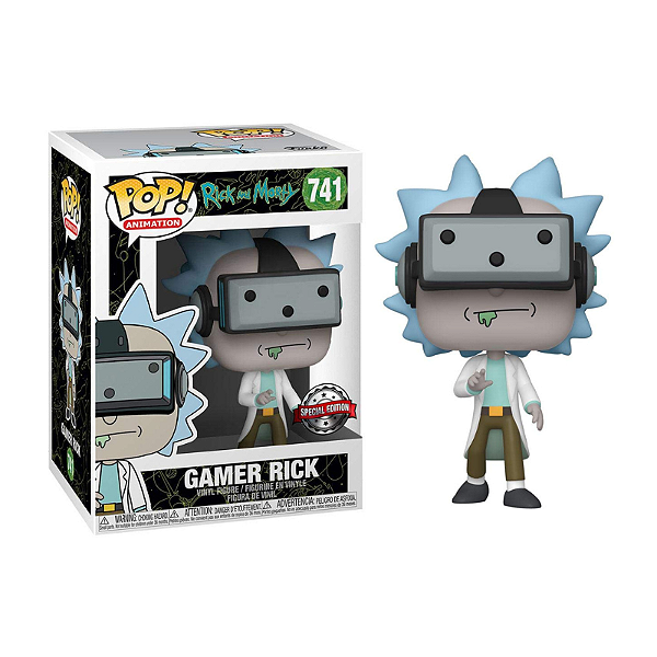 Funko Pop! Animation Rick And Morty Gamer Rick 741 Exclusivo