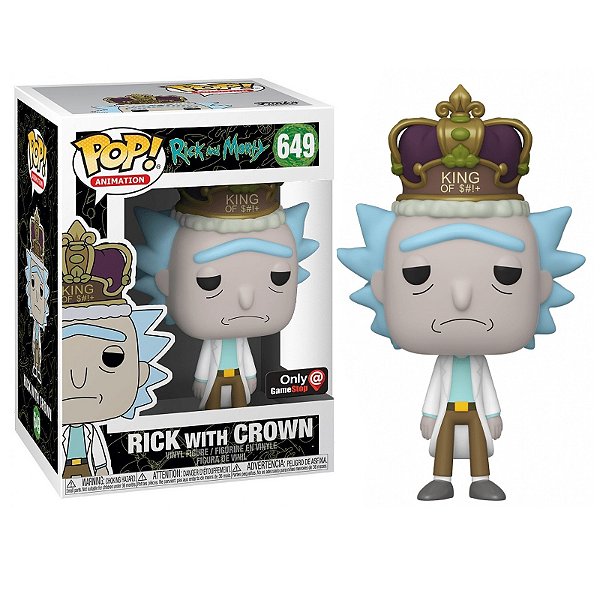Funko Pop! Animation Rick And Morty With Crown 649 Exclusivo