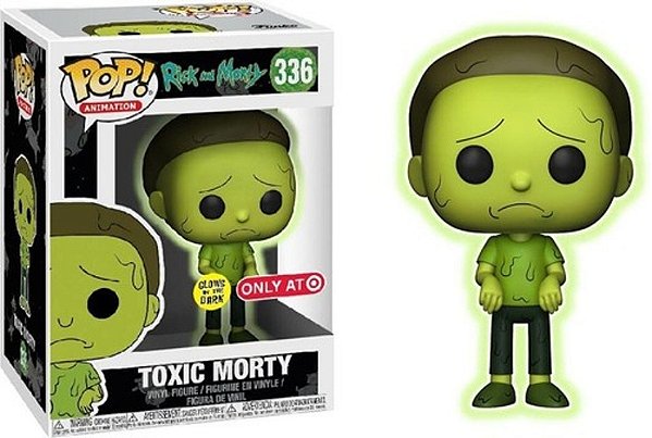 Funko Pop! Animation Rick And Morty Toxic Morty 336 Exclusivo Glow