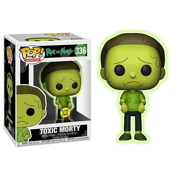 Funko Pop! Animation Rick And Morty Toxic Morty 336 Exclusivo Glow